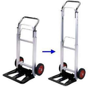 Aluminium-Handwagen, gefalteter Trolley